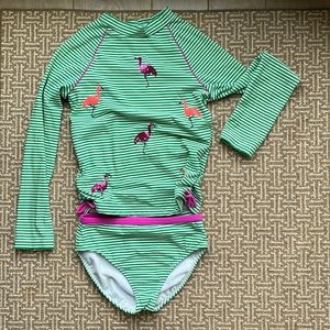 Mini Boden sequin swim set